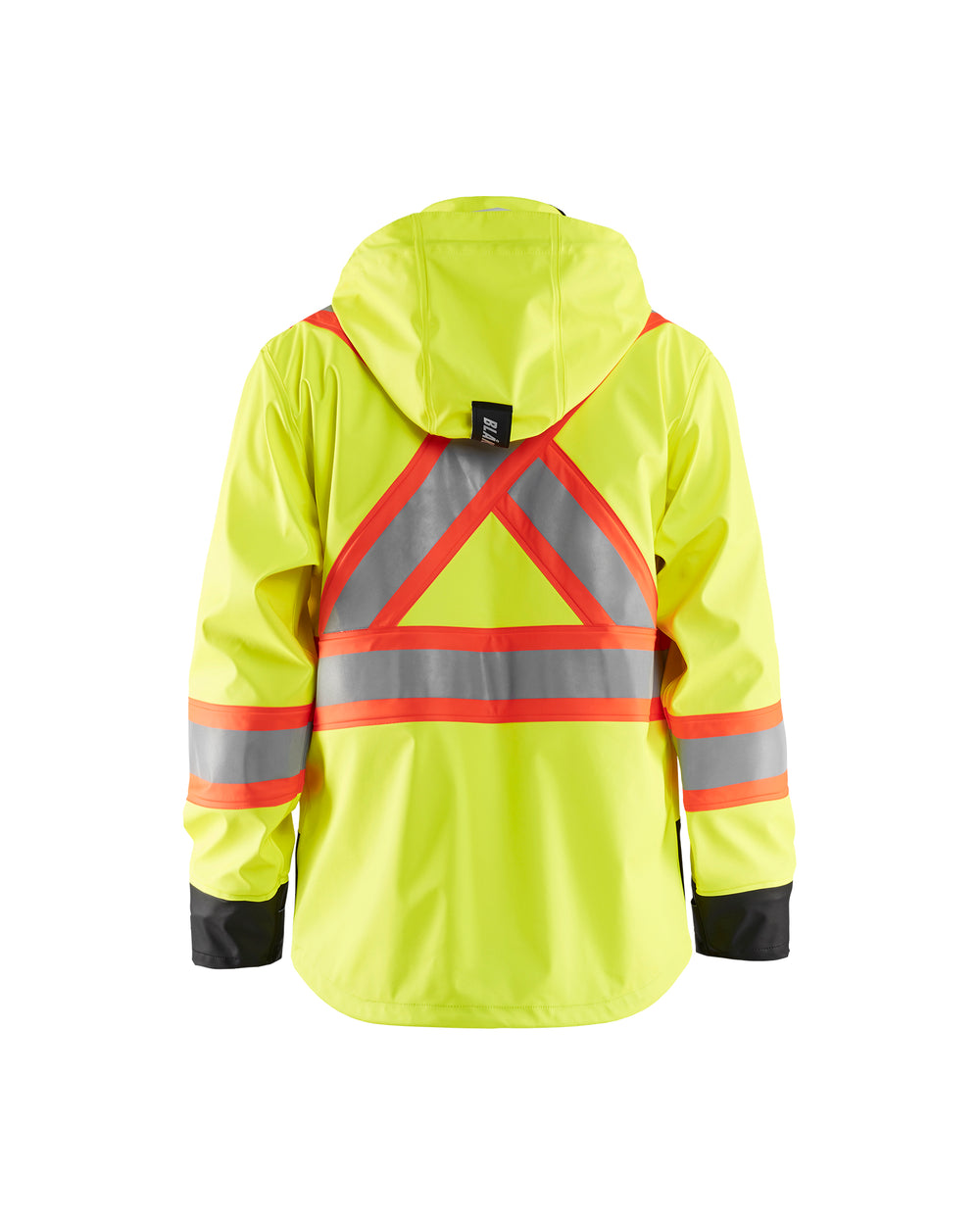 Hi-Vis CSA Rain Jacket - Yellow Hi-viz/Black