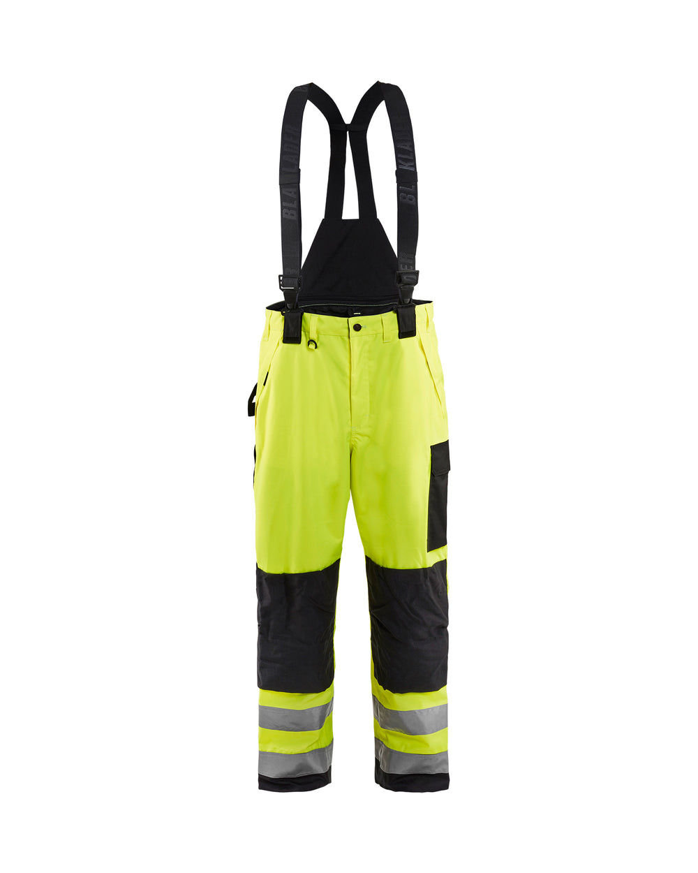 HI-VIS SHELL PANTS - Yellow Hi-viz/Black