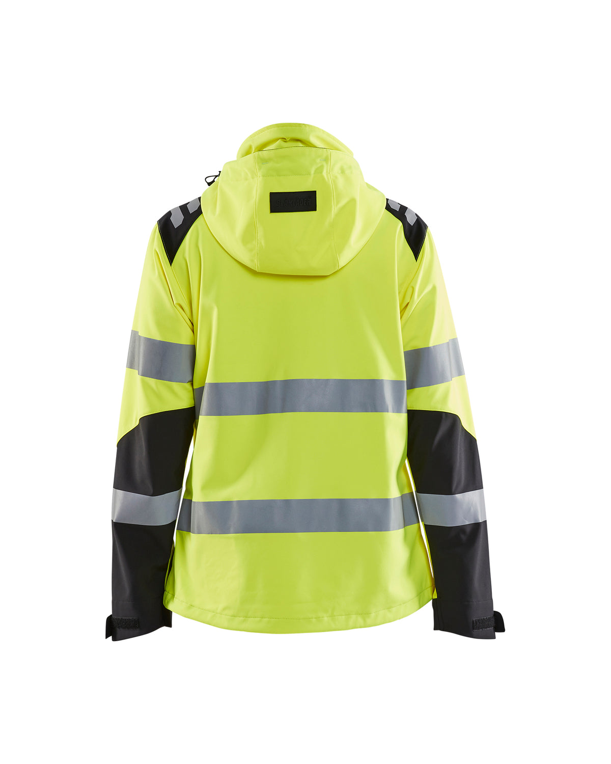 Women's Hi-Vis Softshell Jacket - Hi-Vis Yellow / Black