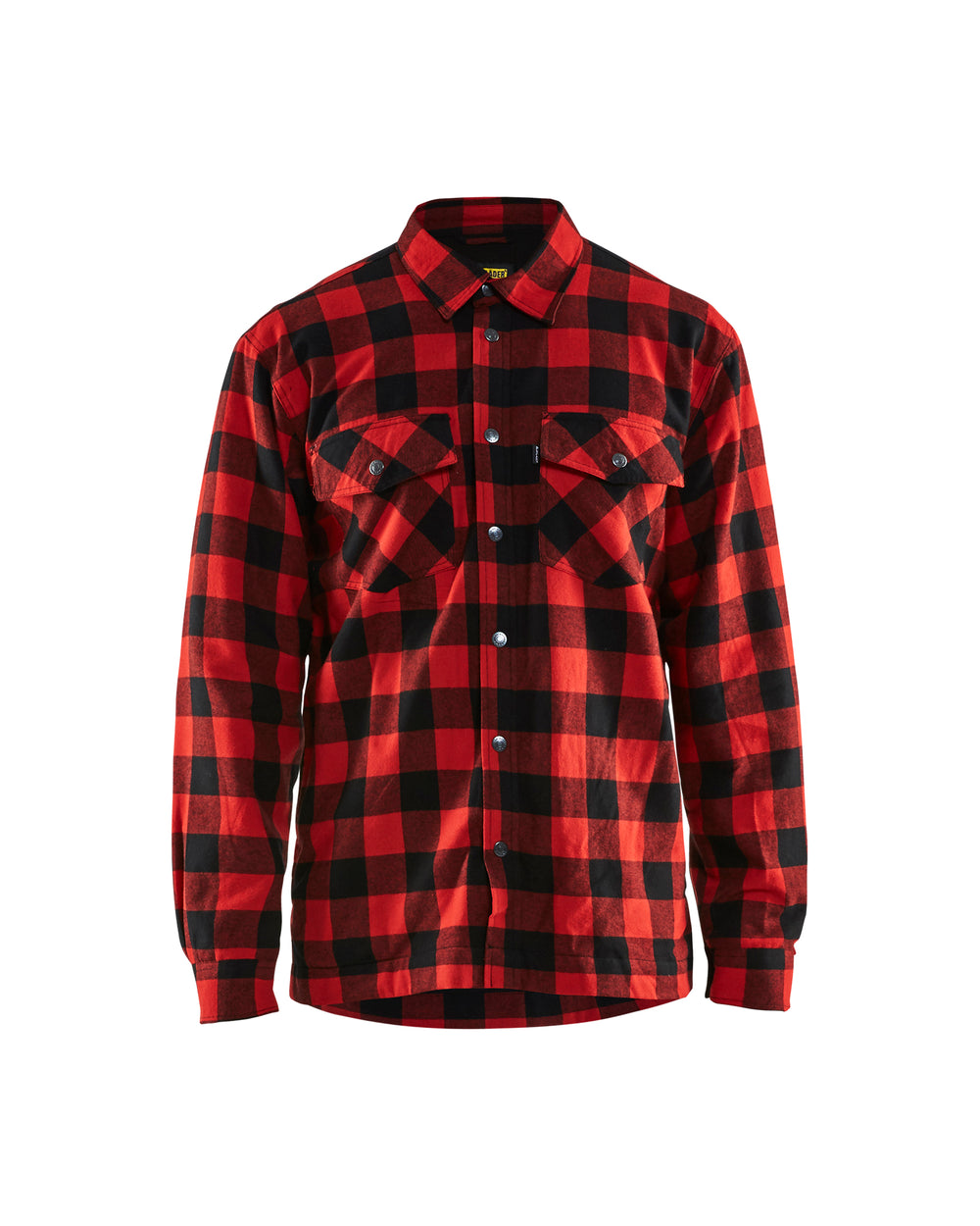 Lined flannel shirt - Red/Black