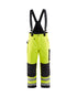 Hi-Vis Lined Shell pants - Yellow Hi-viz/Black
