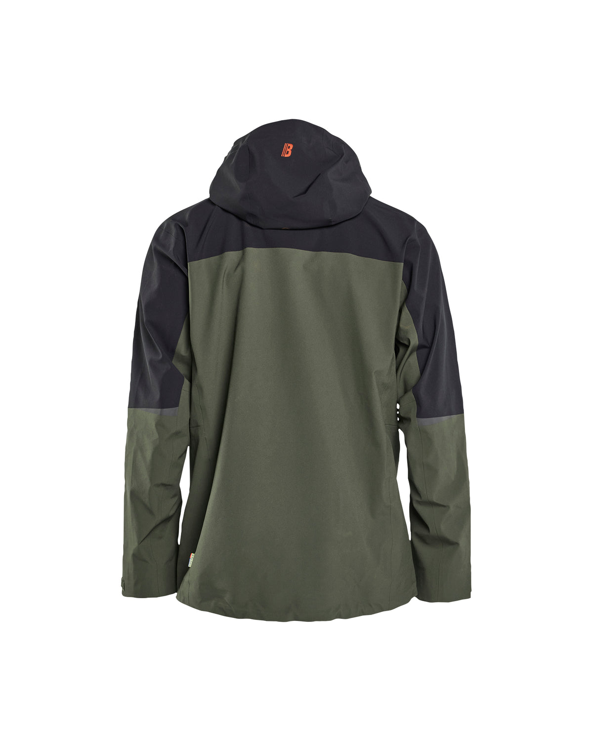 Cascade 3 Layer Shell Jacket - Forest Green/Rust