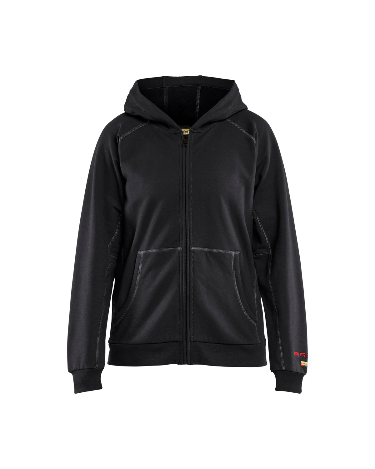 Women's Flame Resistant Full Zip Hoodie - Black
