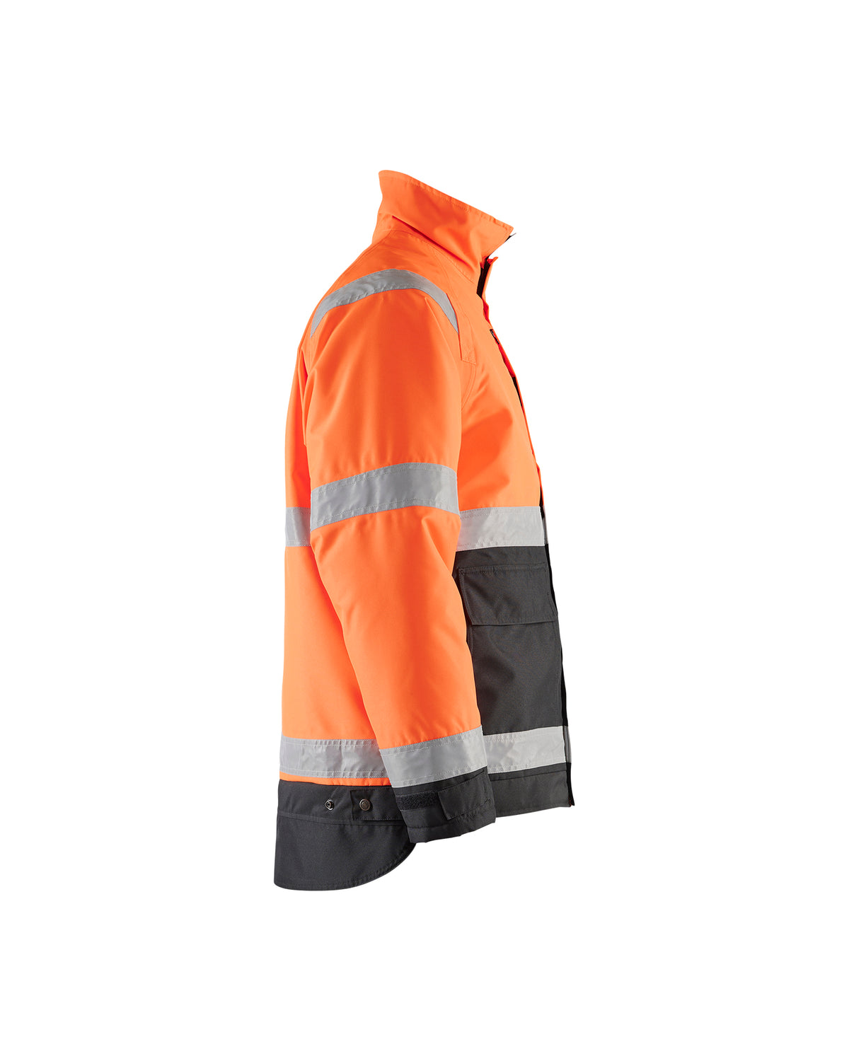 Hi-Vis Winter Bomber Jacket - Hi-Vis Orange / Black