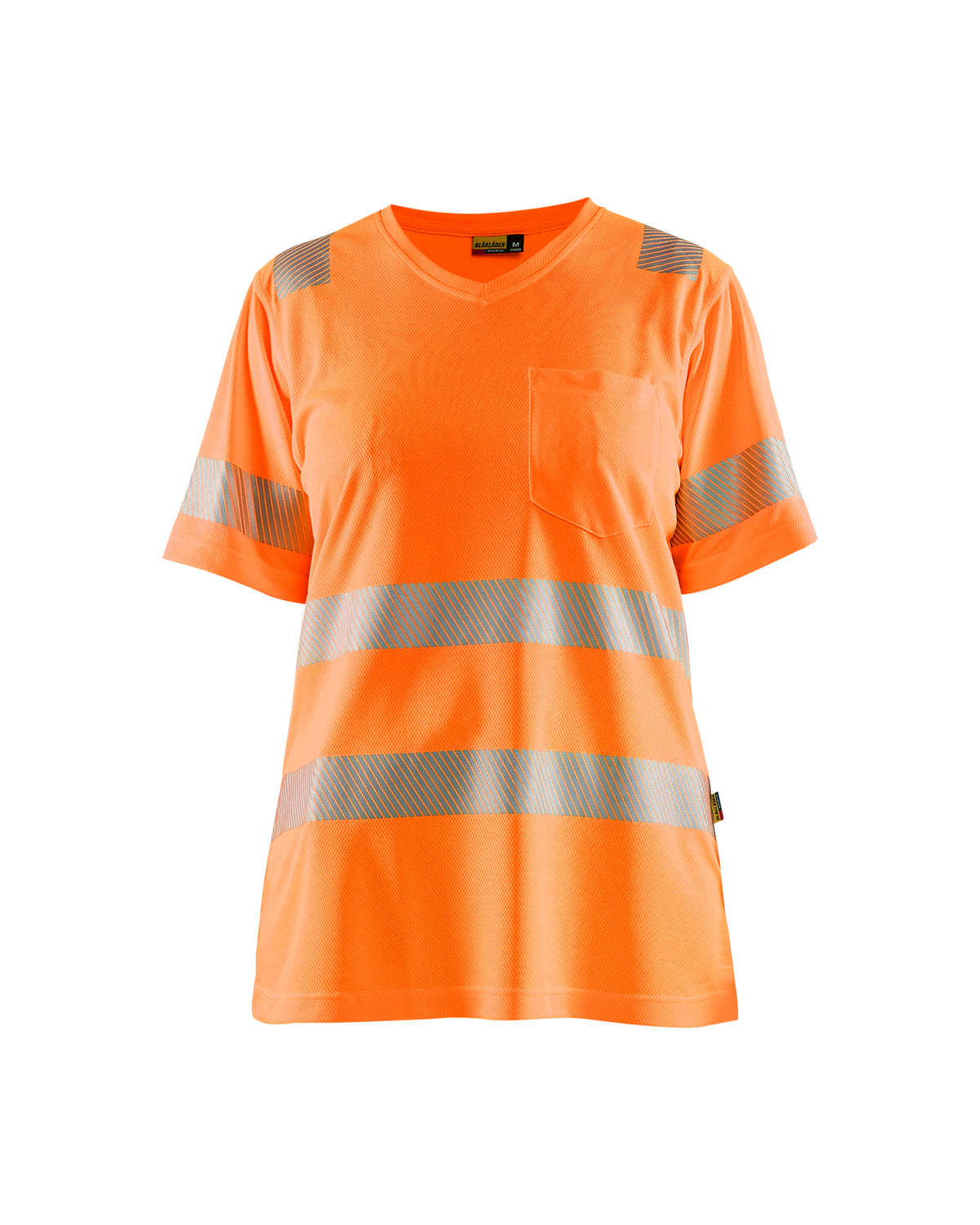 Women's Hi-Vis Short Sleeve Pocket T-Shirt - Orange