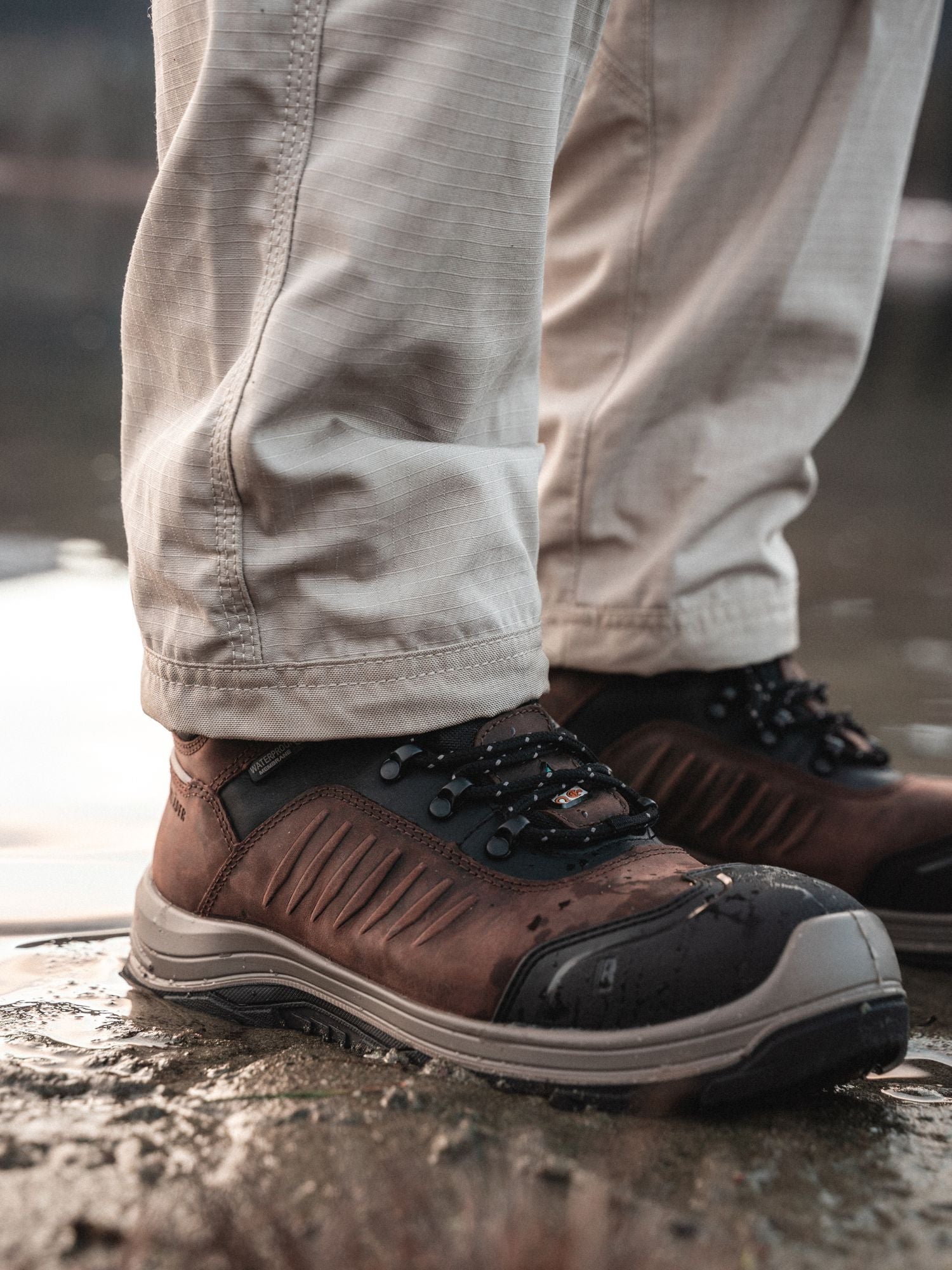 Storm 6" Safety Boot - Brown/Black