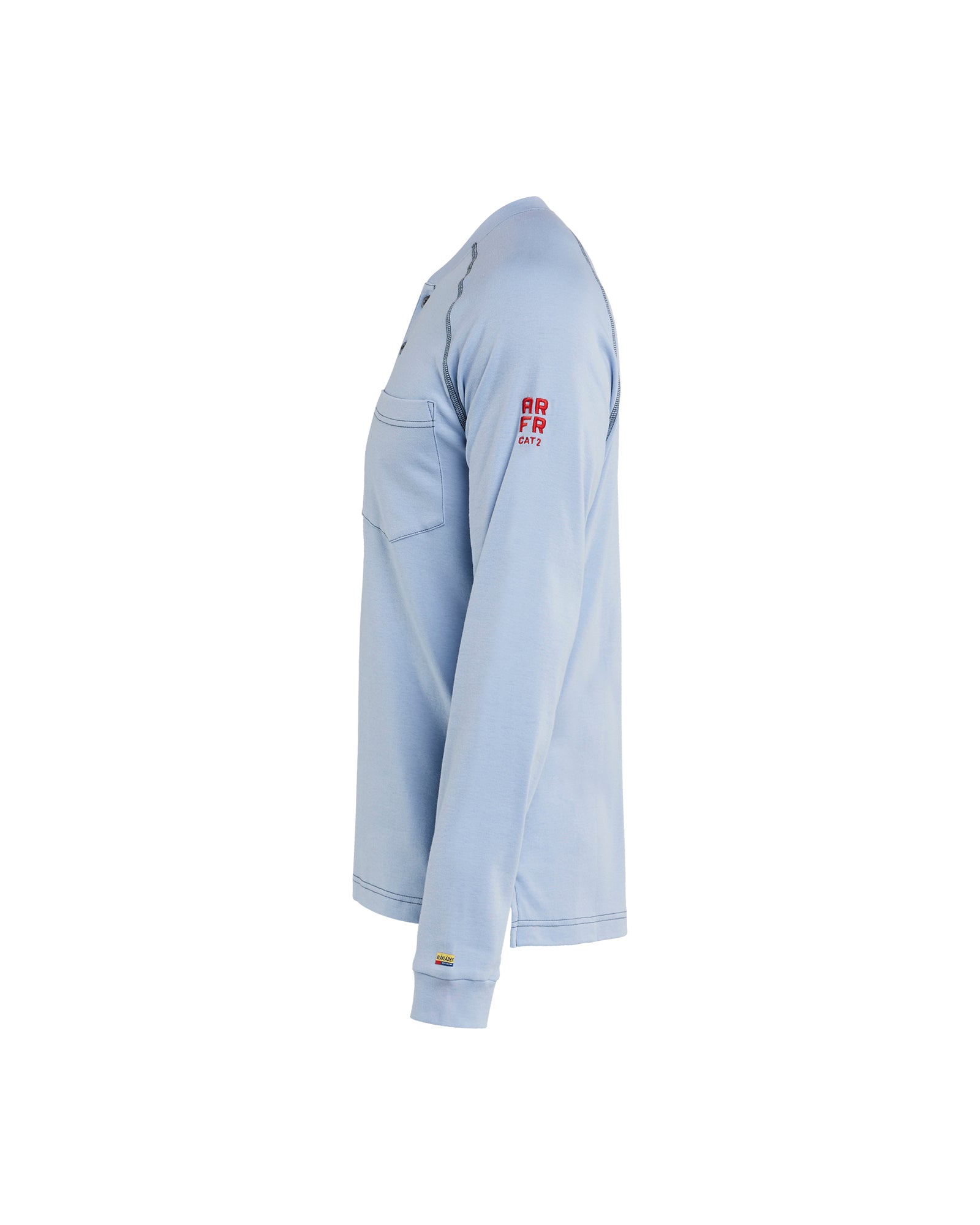 Flame Resistant Henley - Light blue
