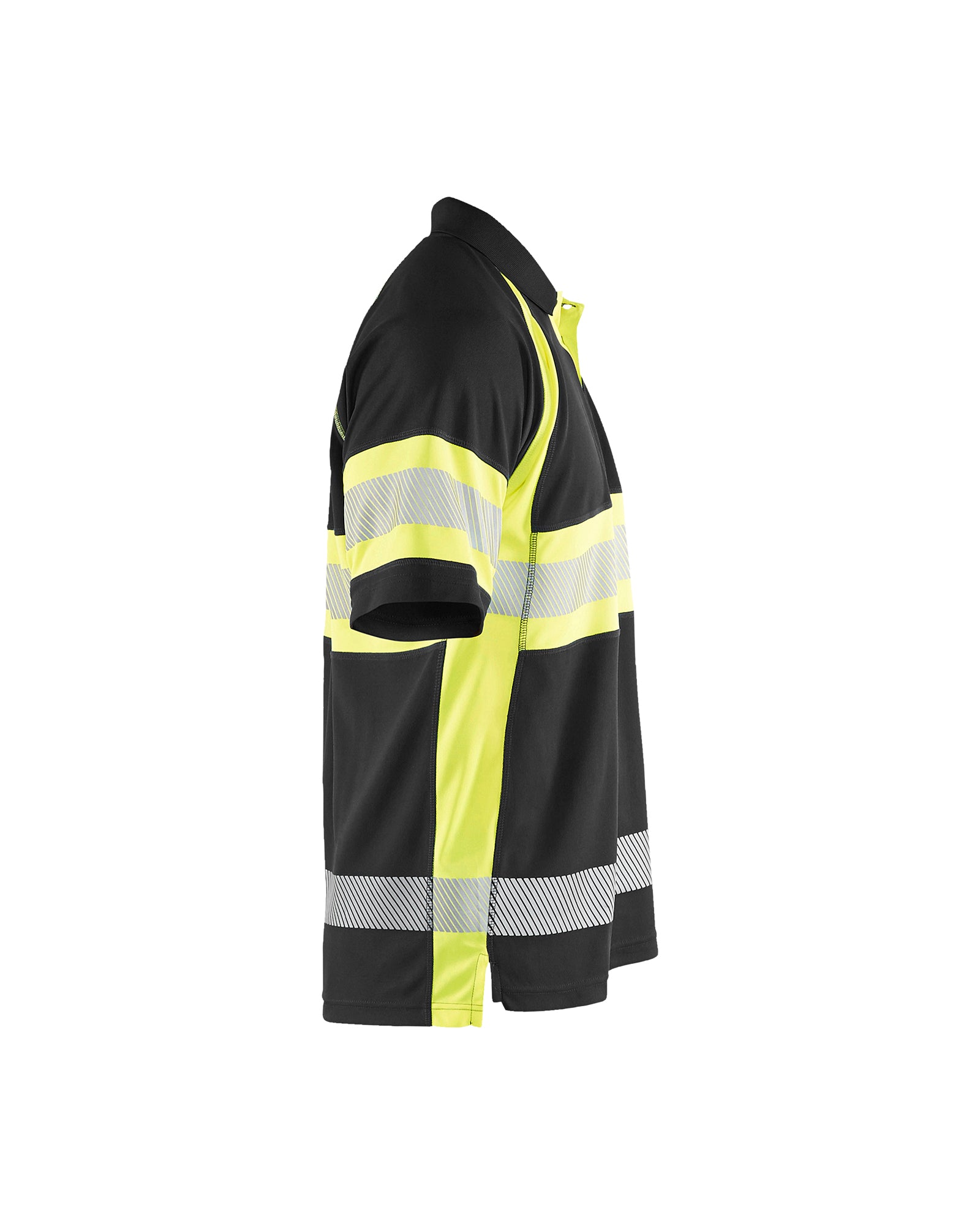 Visibility POLO - Black/Yellow Hi-viz