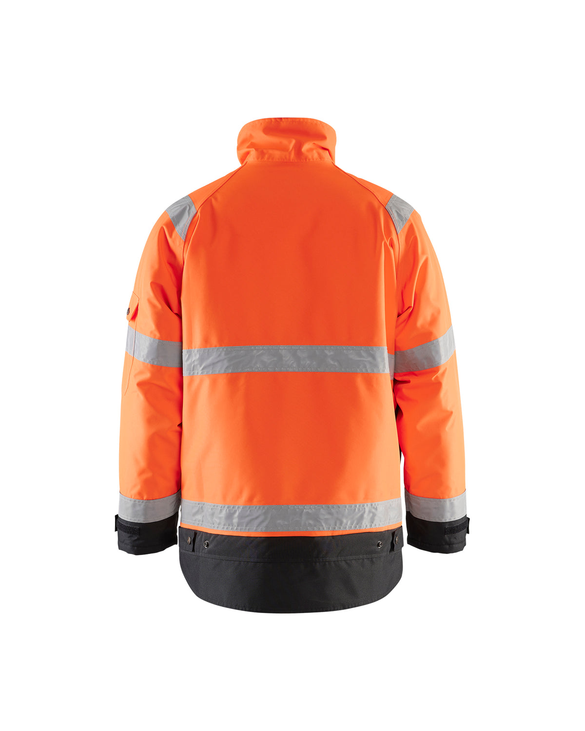 Hi-Vis WInter Bomber Jacket - Orange Hi-viz/Black