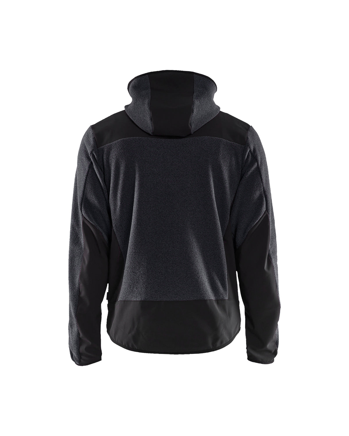Knitted Fleece Jacket - Dark grey/Black