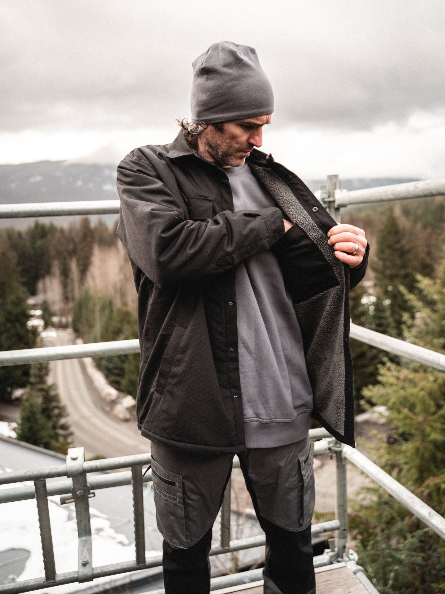 Ripstop Jacket - Black