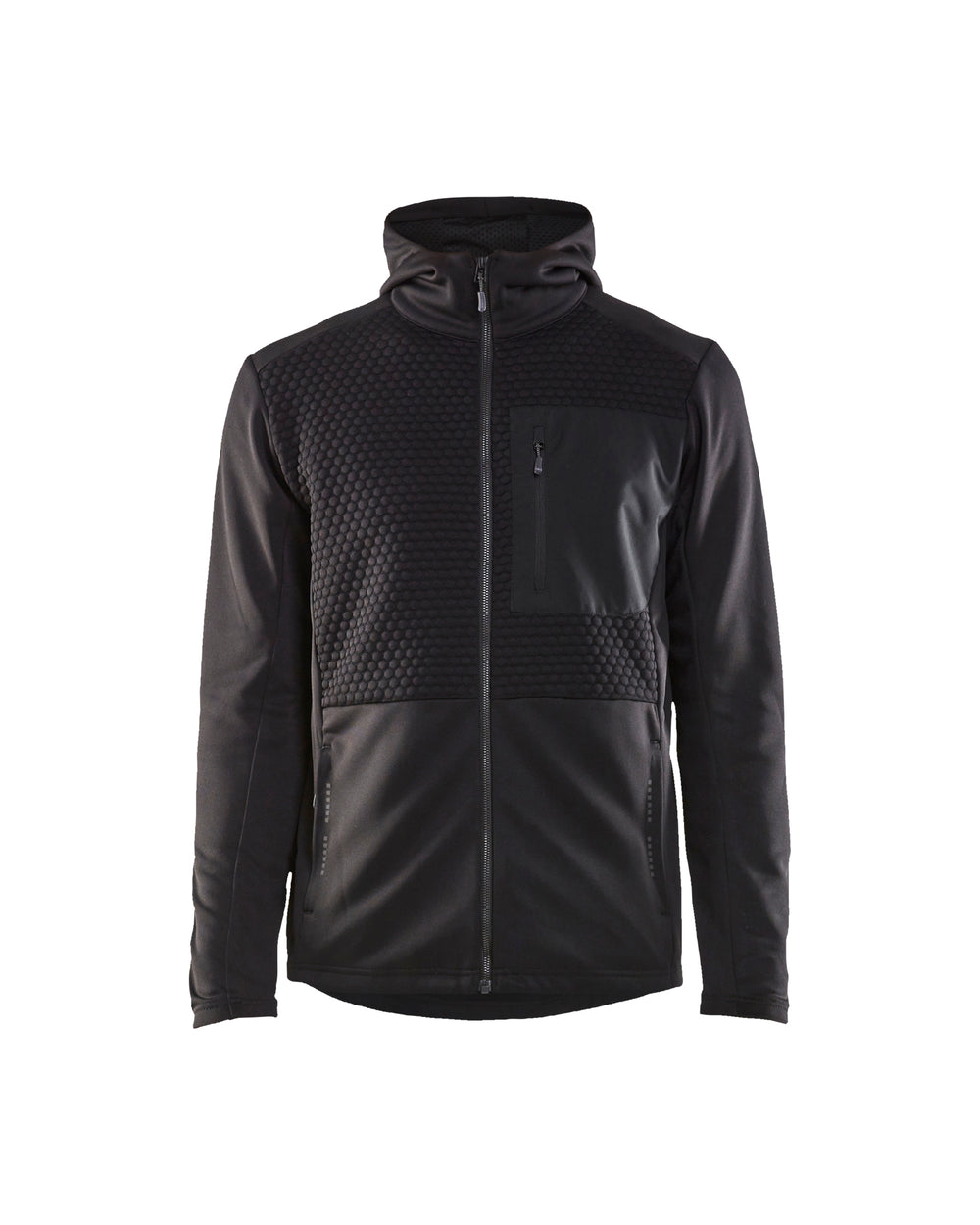 Tech Jacket - with hood - Black