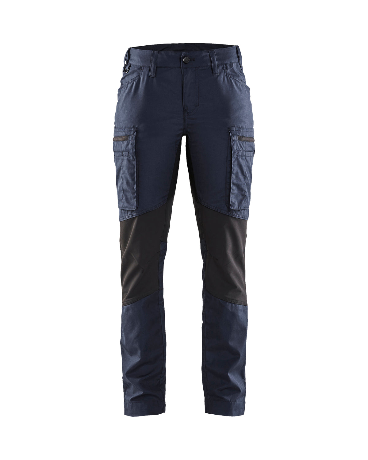 WOMEN'S SERVICE STRETCH PANTS - Dark navy/Black
