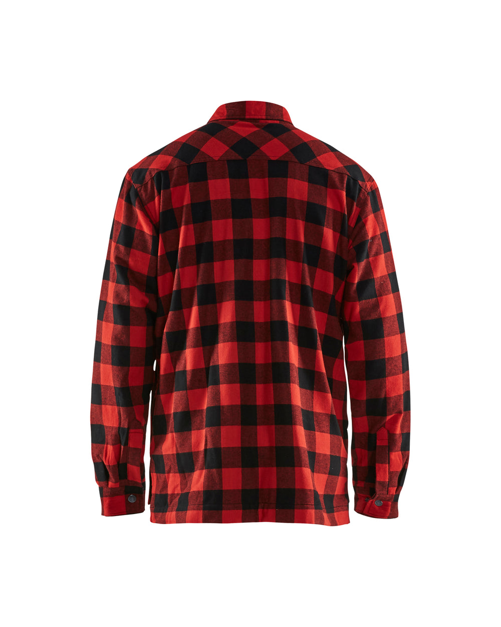 Lined flannel shirt - Red/Black