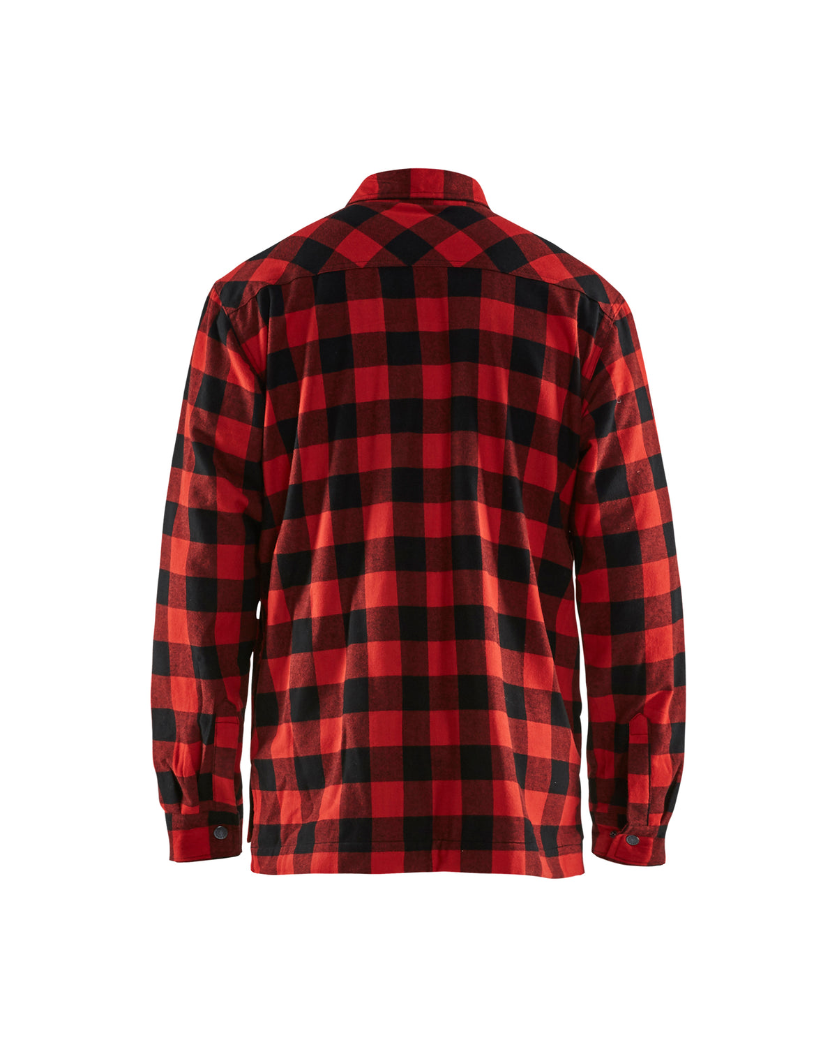 Lined flannel shirt - Red/Black