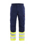Flame Resistant Visibility Pants - Hi-Vis Yellow / Navy Blue