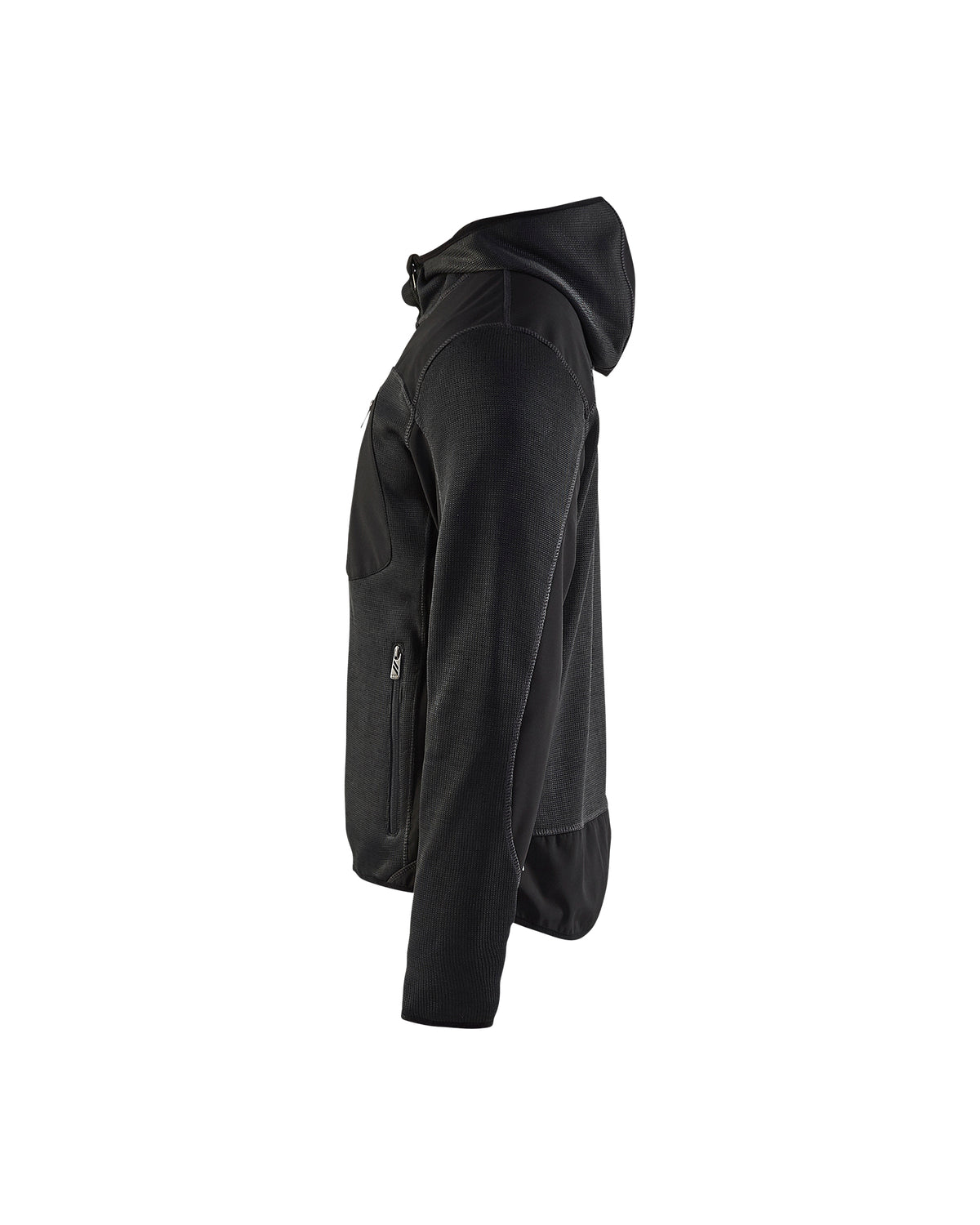 Veste en Tricot - Gris Fonce/Noir