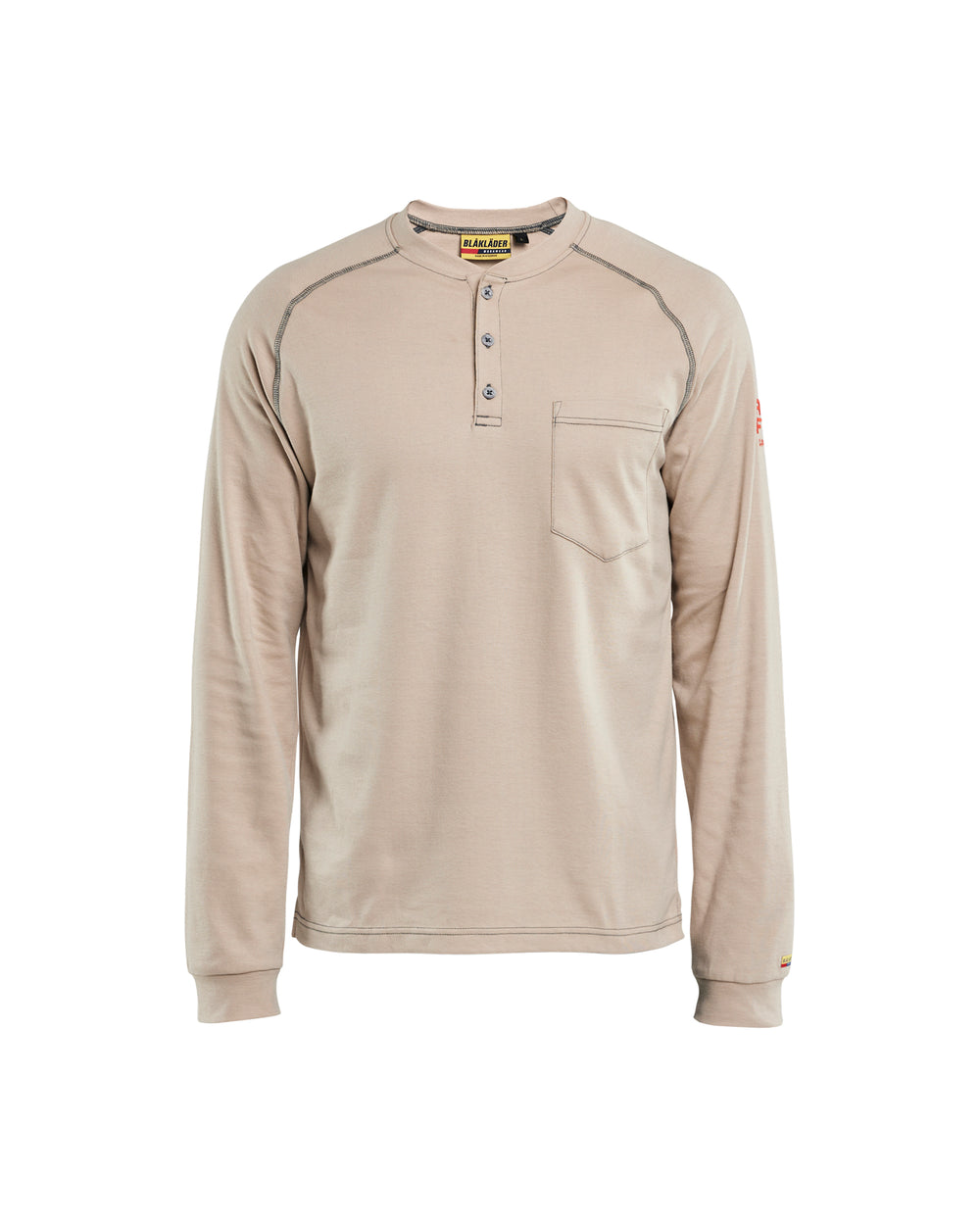 Flame Resistant Henley - Stone
