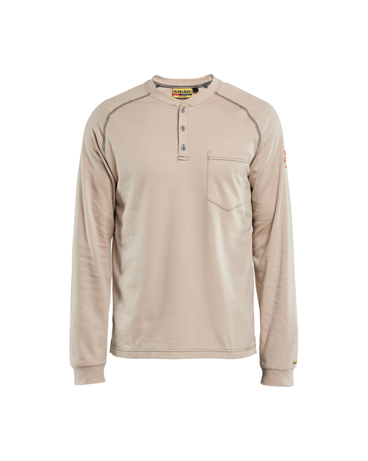 Flame Resistant Henley - Stone