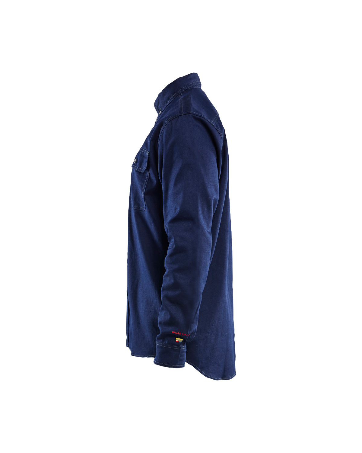 Flame Resistant Button-Up Shirt - Navy Blue
