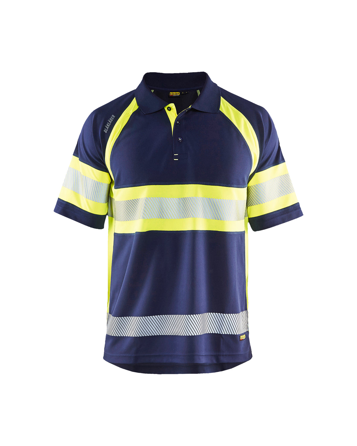 Visibility Polo - Navy blue/Yellow Hi-viz