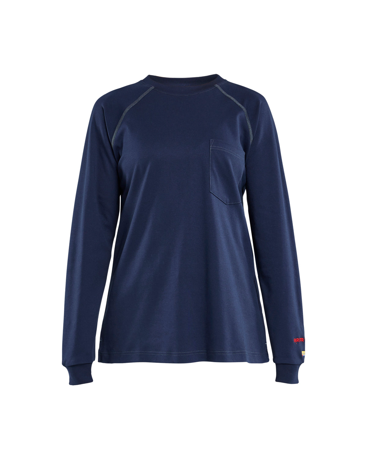 Women's Flame Resistant Long Sleeve Shirt - Navy Blue