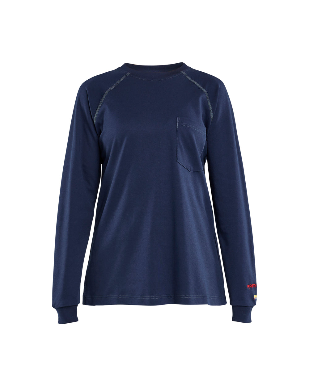 Women's Flame Resistant Long Sleeve Shirt - Navy blue