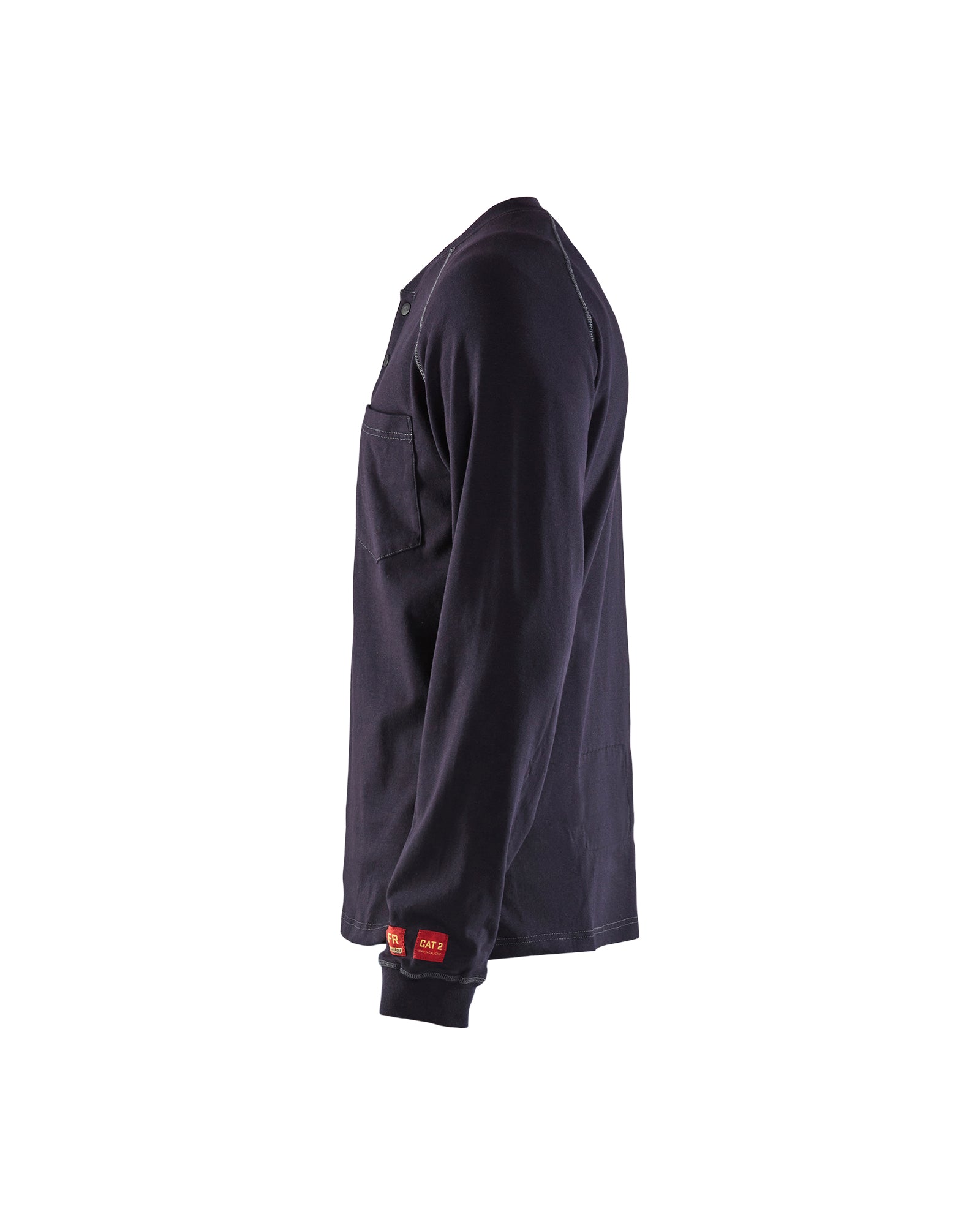 Flame Resistant Heavyweight Henley - Navy blue