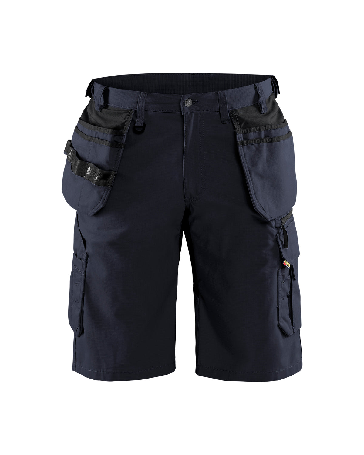 Ripstop Long Short With Utility Pockets - Dark navy blue