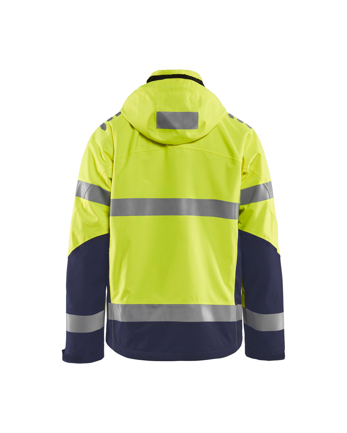 Hi-Vis Air Mesh Jacket - Yellow Hi-viz/Navy blue