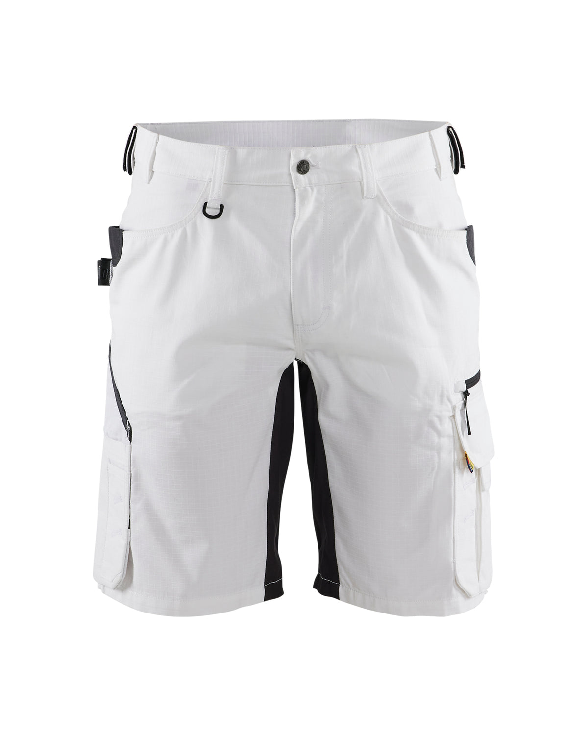 Ripstop Shorts - White/Dark grey