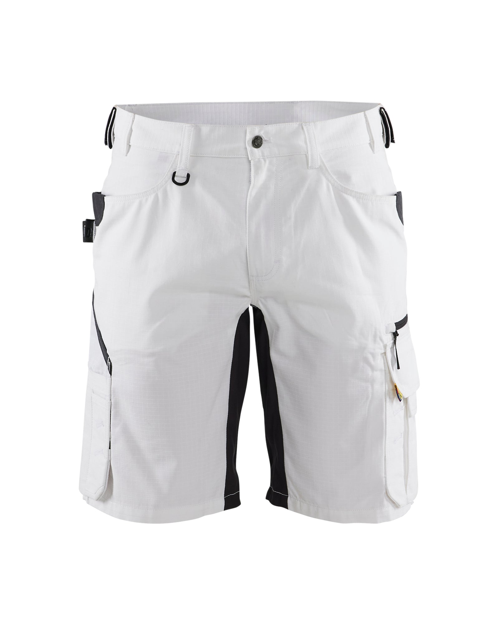Ripstop Shorts - White/Dark grey