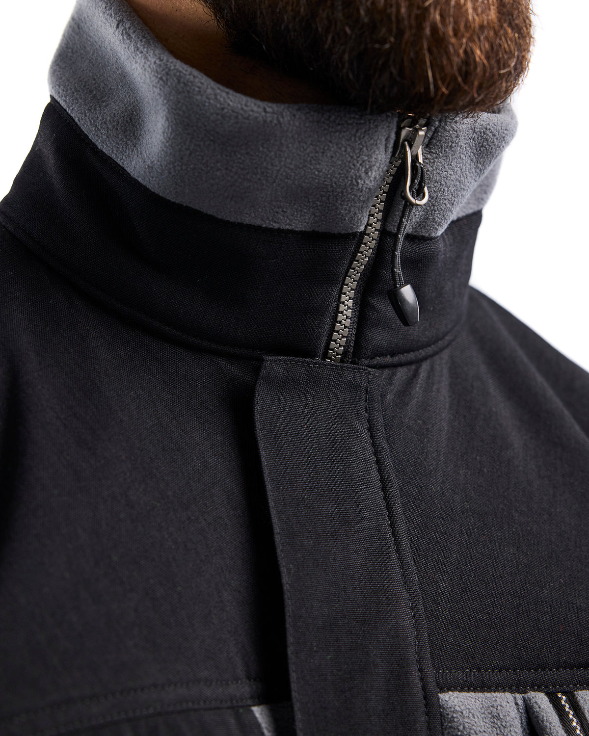 Two Fisted Fleece Jacket - Grey/Black