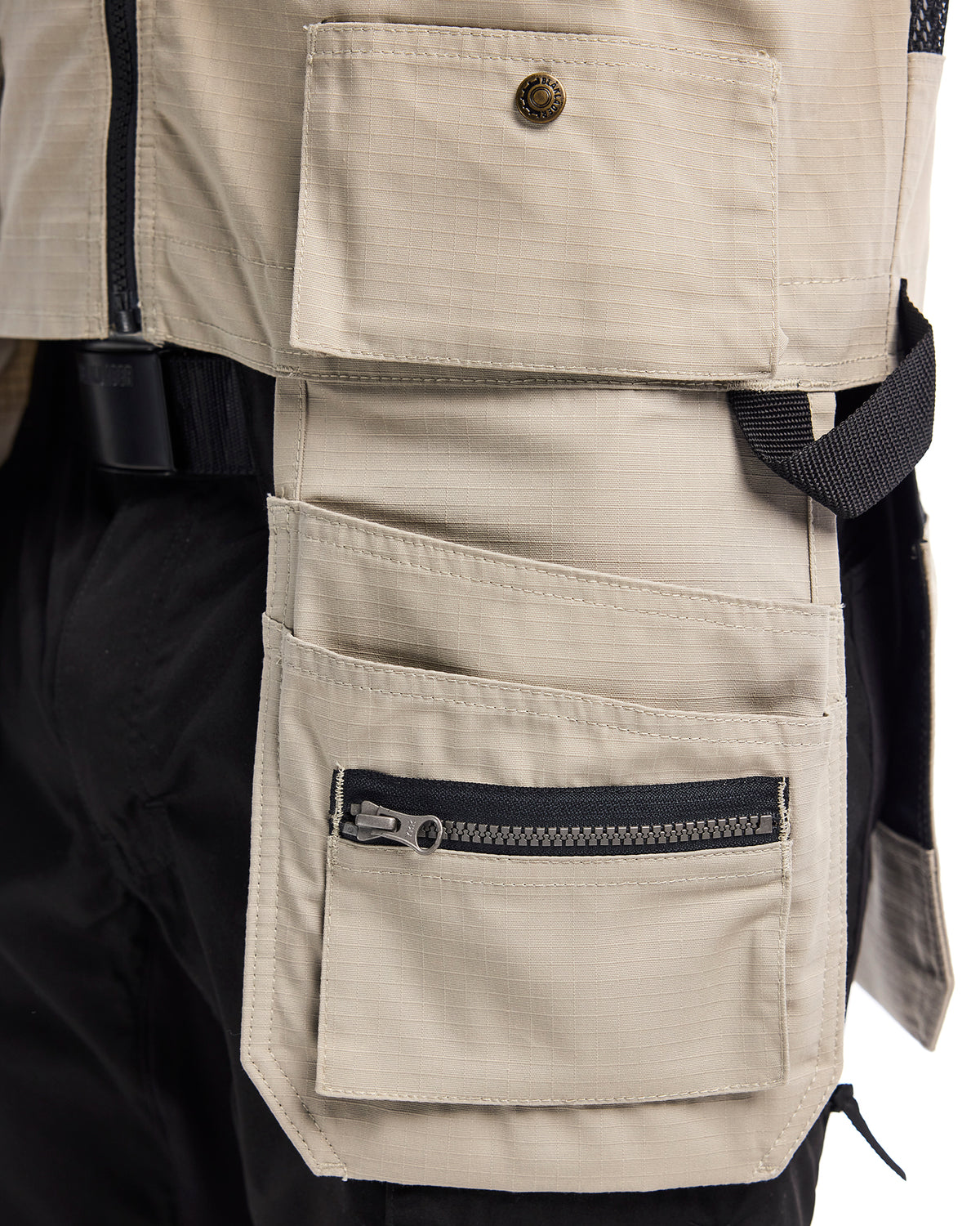 Ripstop Kangaroo Mesh Vest - Stone