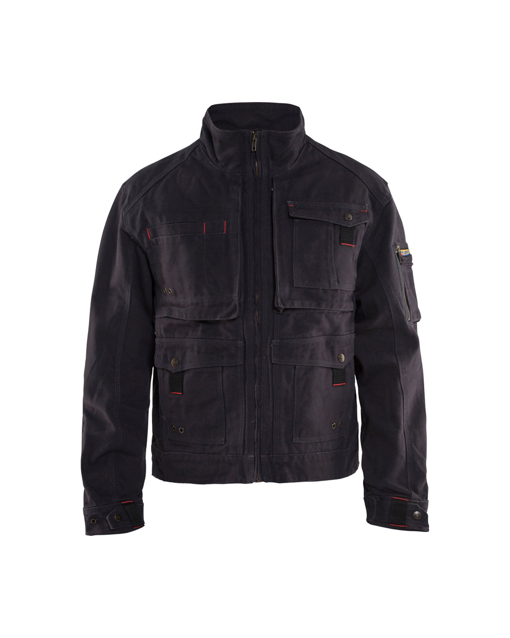 Brawny Canvas Jacket - Steel blue