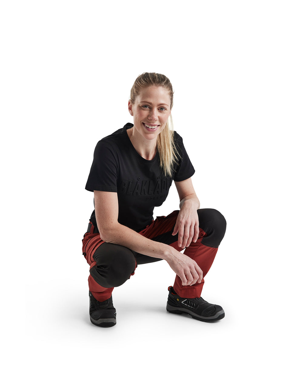 Women's Stratus Lite Stretch Pants - Burned Red/Black