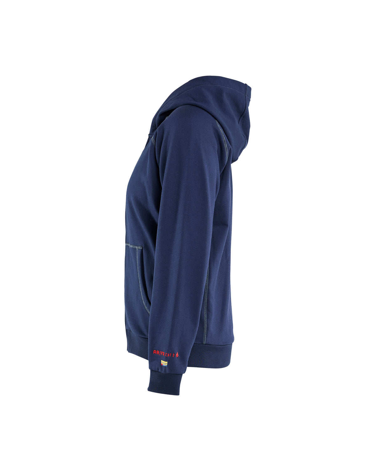 Women's Flame Resistant Full Zip Hoodie - Navy Blue