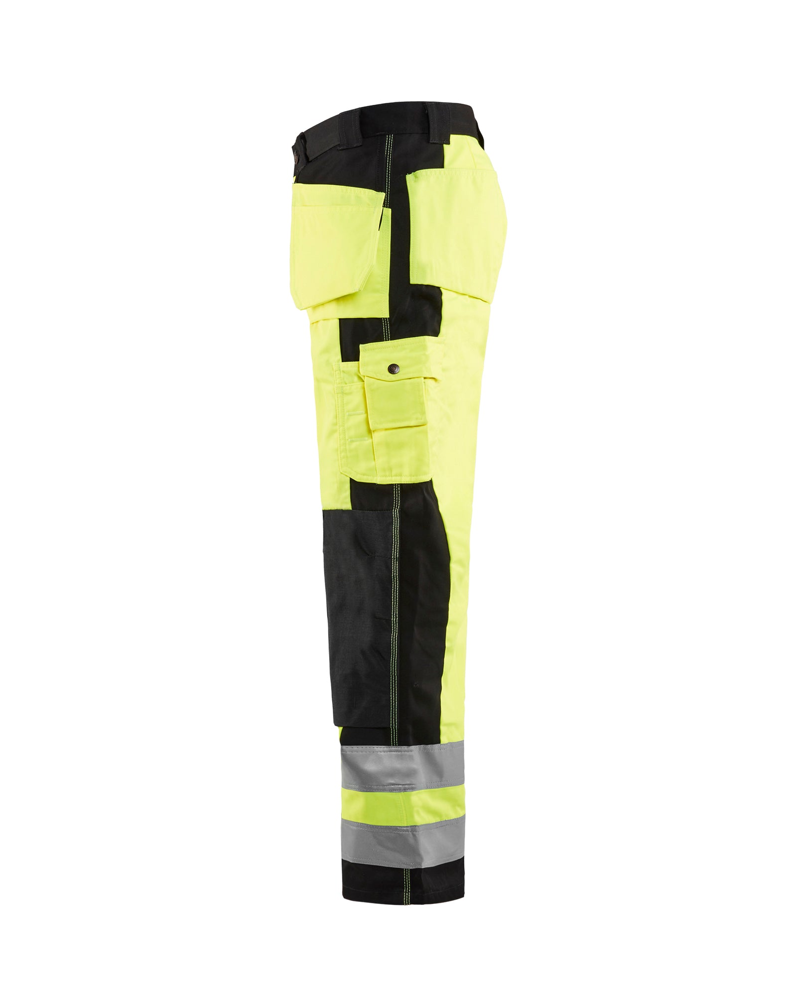PANTALON DE TRAVAIL HAUTE-VISIBILITÉ - Jaune haute-visibilité/Noir