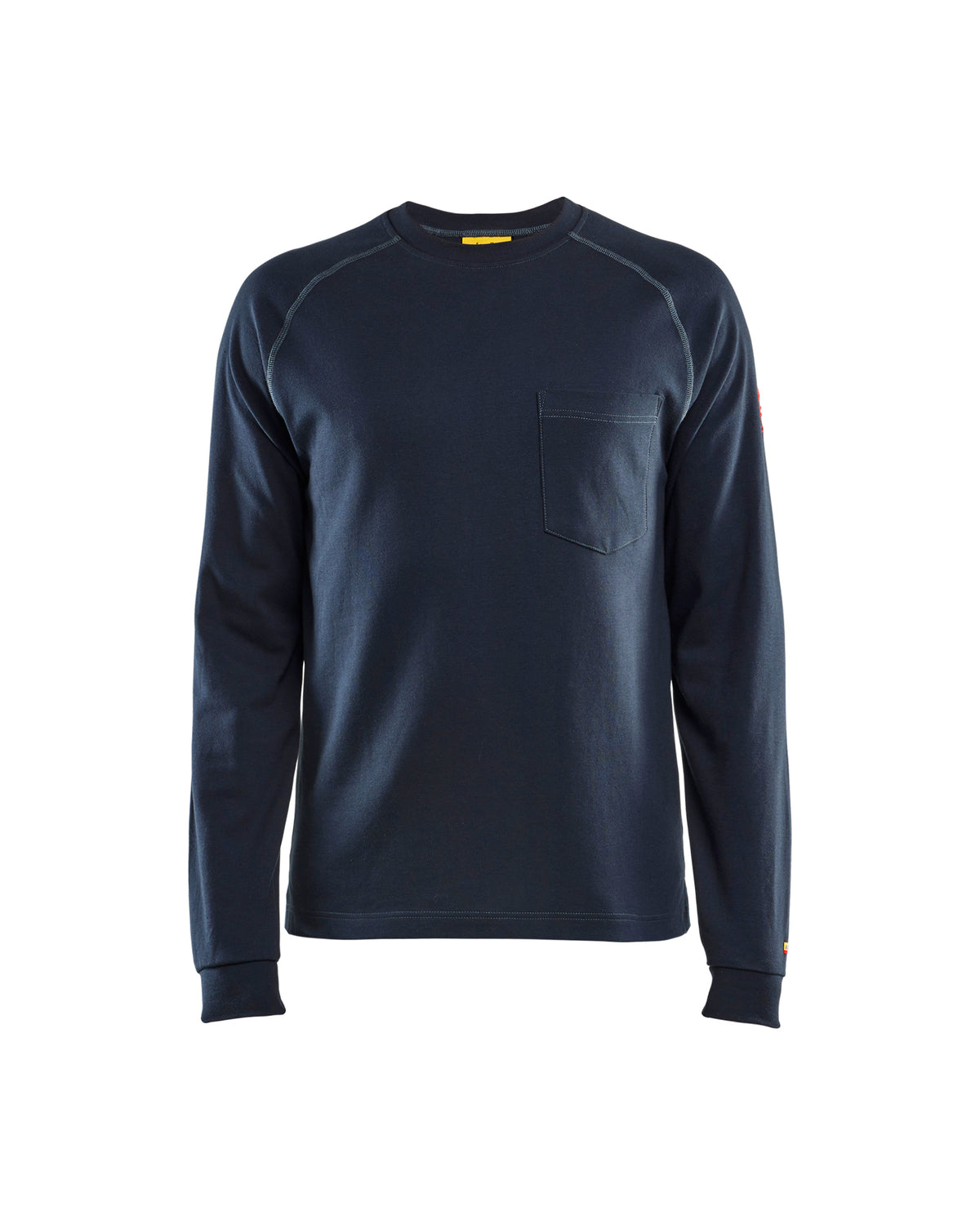 Flame Resistant Long Sleeve T-Shirt - Navy Blue