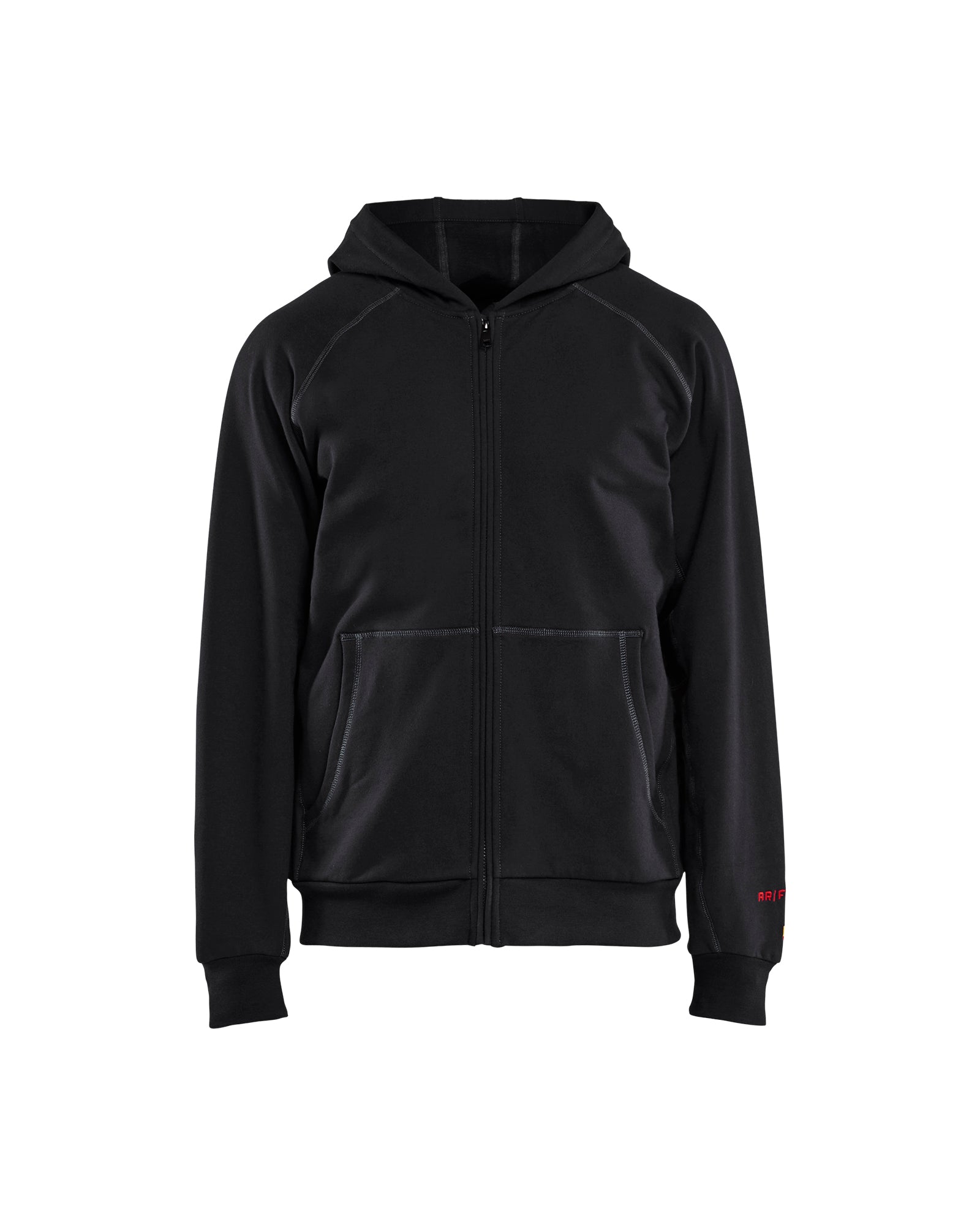 Flame Resistant Full Zip Hoodie - Black
