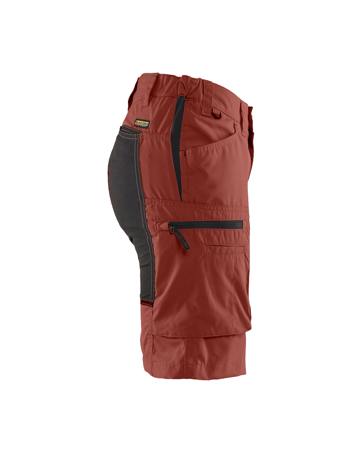 Short Extensible Straus Lite pour Femmes - Rouge ardent/Noir