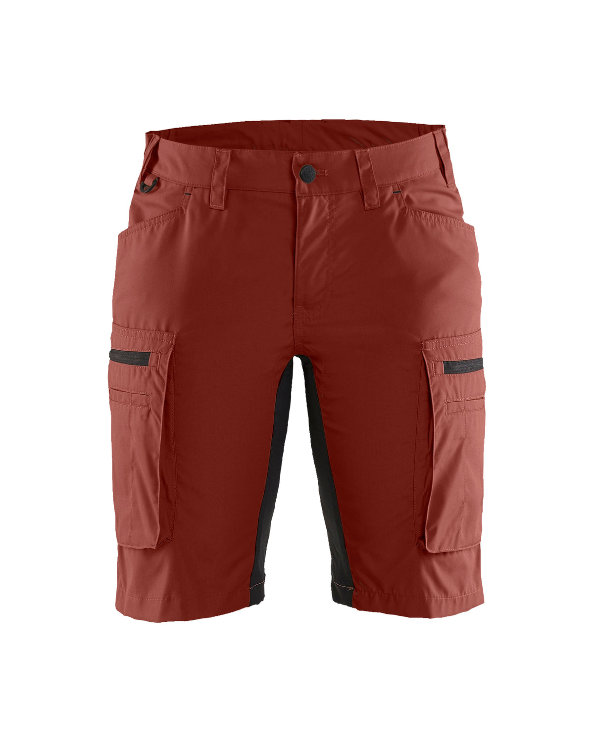 Short Extensible Straus Lite pour Femmes - Rouge ardent/Noir