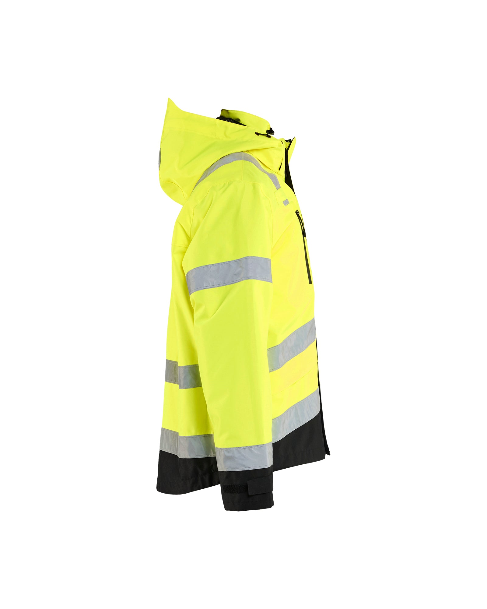 HI-VIS SHELL JACKET - Yellow Hi-viz/Black