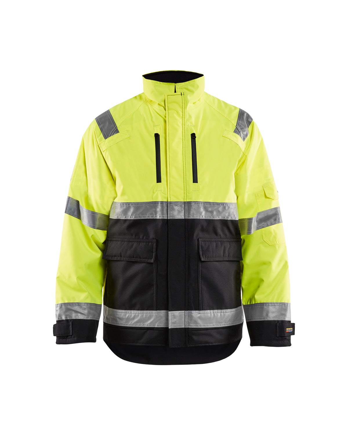 Hi-Vis Winter Bomber Jacket - Hi-Vis Yellow /Black