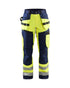 Women's Hi-Vis Max Pants - Hi-Vis Yellow / Navy Blue
