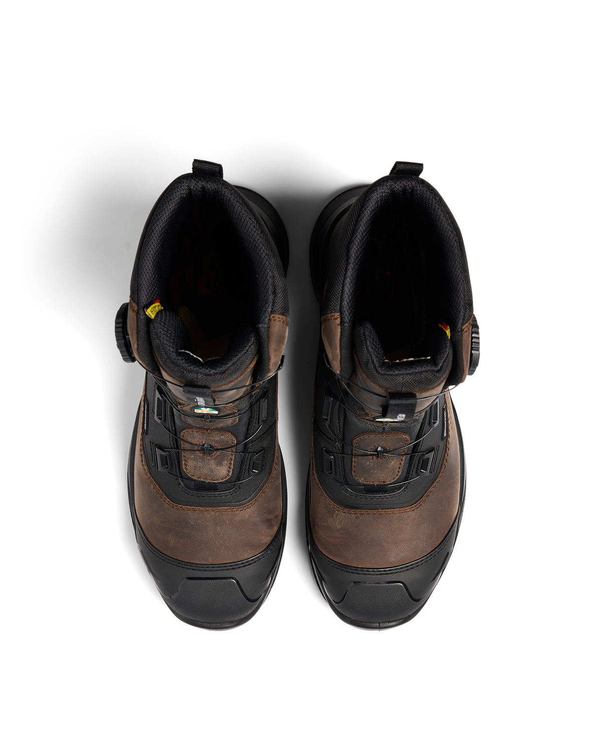 Bottes de Sécurité Epic 8 Pouces avec Freelock - Marron/Noir