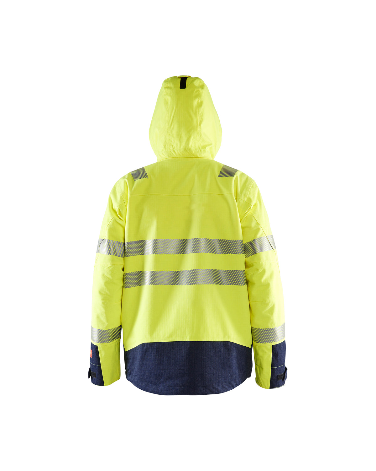 Multinorm Shell Jacket - Yellow Hi-viz/Navy blue