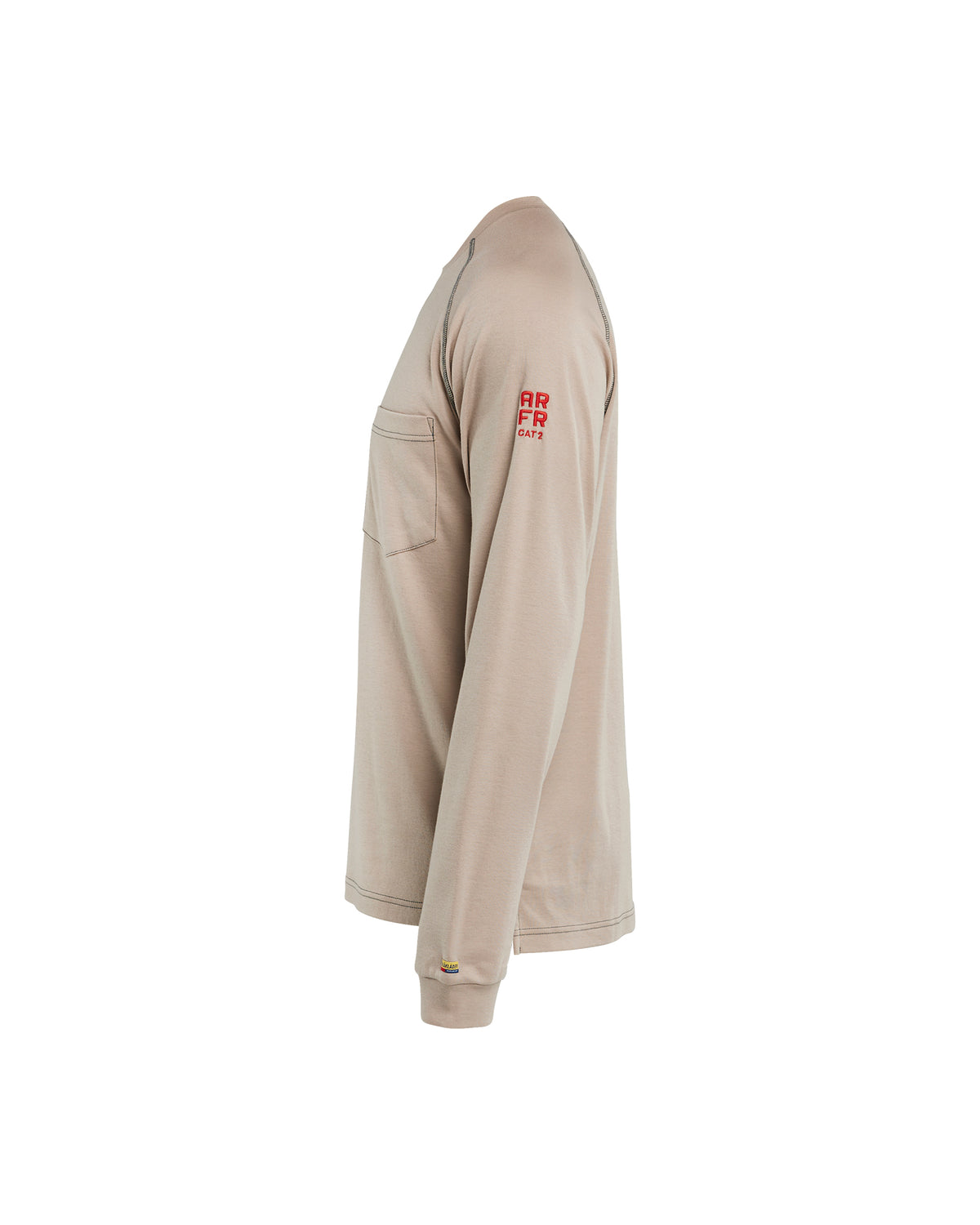 Flame Resistant Long Sleeve T-Shirt - Stone