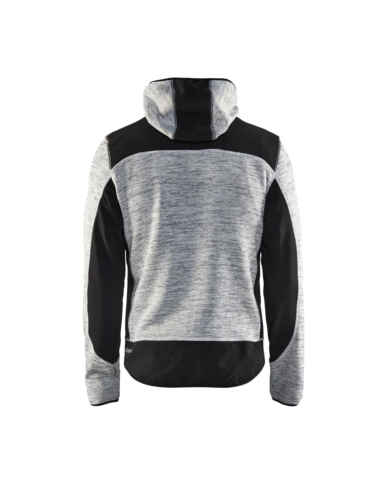 Knitted Jacket - Grey melange/Black