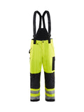 PANTALON COQUILLE HAUTE-VISIBILITÉ - Jaune haute-visibilité/Noir